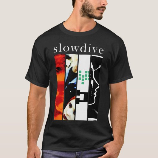 Slowdive - ディスコグラフィー tシャツ (正面)