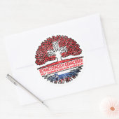Slowenien Baum ラウンドシール (封筒)