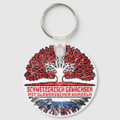 Slowenien Slowenisch Schweizer Schweiz Baum Wurzel キーホルダー (裏面)