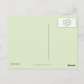 Slowis 絵画s – かわいいオリジナルドッグアート ポストカード (裏面)