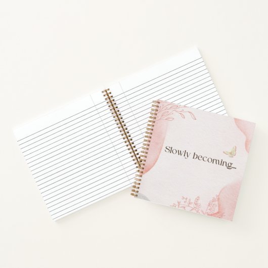 Slowly Becoming Aesthetic Notebook ノートブック (内部)