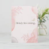 Slowly Becoming Greeting Card | Soft Encouragement シーズンカード (スタンド正面)