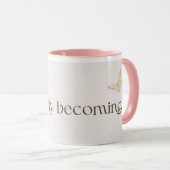 Slowly Becoming Poetic Quote Coffee Mug | Soft Pin マグカップ (正面右)
