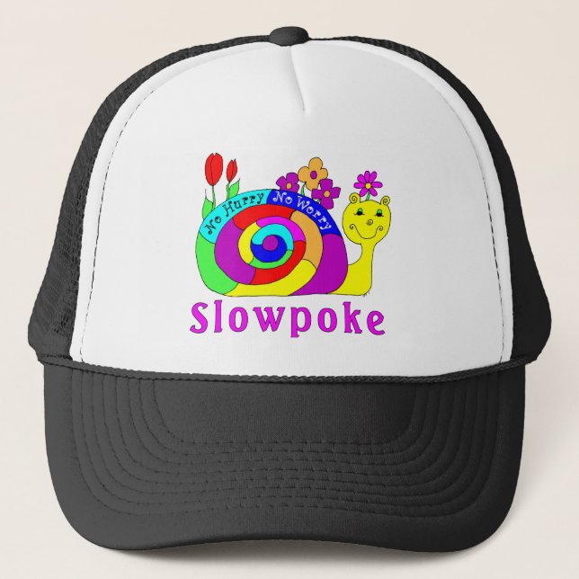 "Slowpoke" Slowpokeかたつむり キャップ (正面)