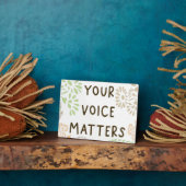 SLPおもしろいオフィスデコール；テーブルトッププラーク フォトプラーク (側面)