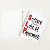 SLPが多くの書類作業のスピーチセラピー プランナー手帳 (ディスプレー)