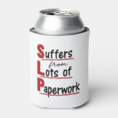 SLPが多くの書類作業のスピーチセラピー 缶クーラー (缶正面)