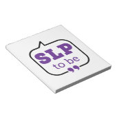 SLPが将来の言語病理学者になる ノートパッド (アングル)