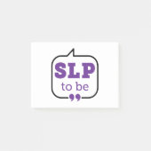 SLPが将来の言語病理学者になる ポストイット (正面)