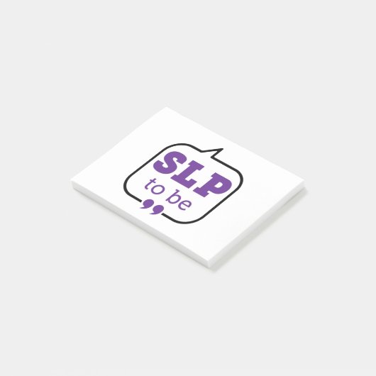 SLPが将来の言語病理学者になる ポストイット (アングル)