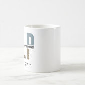 SLPが将来の言語聴覚士の贈答品になる コーヒーマグカップ (中央)