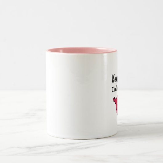 Slpのスピーチの言語病理学のギフト ツートーンマグカップ (中央)