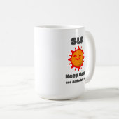 SLPの静保かなマグカップ上の明確な発言 コーヒーマグカップ (正面右)