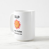 SLPの静保かなマグカップ上の明確な発言 コーヒーマグカップ (正面左)