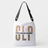 SLPチータープリント言語病理学者ギフト クロスボディバッグ (正面)