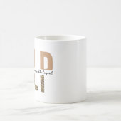 SLPチータープリント言語病理学者ギフト コーヒーマグカップ (中央)