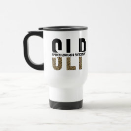 SLPチータープリント言語病理学者ギフト トラベルマグ