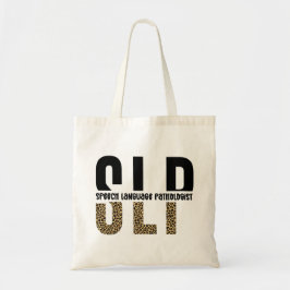 SLPチータープリント言語病理学者ギフト トートバッグ