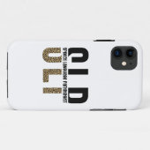 SLPチータープリント言語病理学者ギフト Case-Mate iPhoneケース (裏面(横))