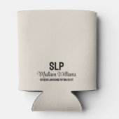 SLPパーソナライズされた言語病理医ギフト 缶クーラー (裏面)