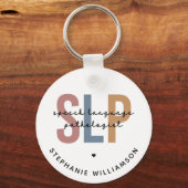 SLPパーソナライズされた言語病理学者 キーホルダー (正面)