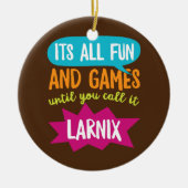 SLP先生の音声言語病理学引用文 セラミックオーナメント (正面)