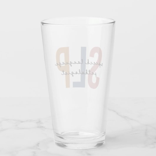 SLP言語病理医レトロ タンブラーグラス (裏面)