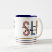 SLP言語病理医レトロ ツートーンマグカップ (正面右)