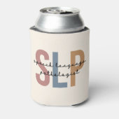 SLP言語病理医レトロ 缶クーラー (缶裏面)