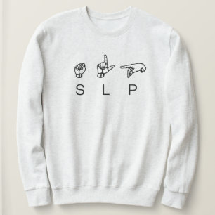 SLP言語病理医ASL スウェットシャツ