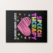 SLP言語病理学者および音声セラピー ジグソーパズル (横)