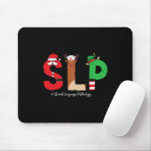 Slp言語病理学者クリスマスSlpサン マウスパッド (マウス)