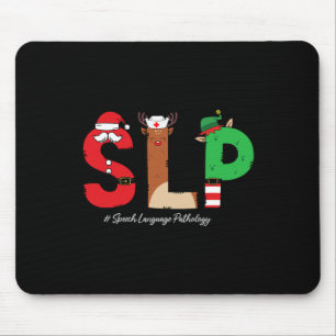 Slp言語病理学者クリスマスSlpサン マウスパッド