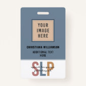 SLP言語病理学者 バッジ (正面)