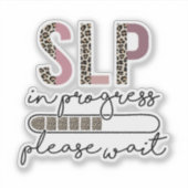 SLP進行中の言語病理学者 シール (正面)