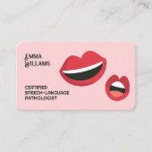 SLP音声セラピスト 名刺 (正面)