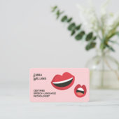 SLP音声セラピスト 名刺 (スタンド正面)