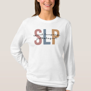 SLP音声聴覚士の音声セラピスト Tシャツ