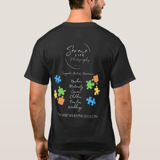 SLP 自閉症啓発 Tシャツ (裏面)