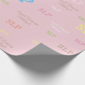 SLP （言語病理医）ラッピング紙 ラッピングペーパー (角)