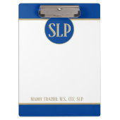 SLP （音声病理医）カスタムクリップボード！ クリップボード (正面)