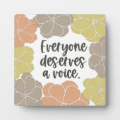 SLP Officeの装飾、魅力的なテーブルトップイーゼル フォトプラーク (正面)