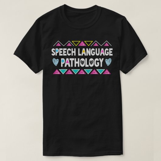 SLP s Speech Language Pathology gifts & Speech The Tシャツ (デザイン正面)