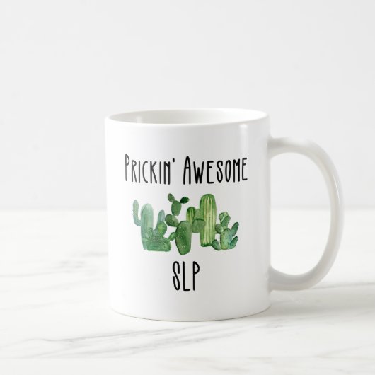 SLP Speech Therapist Pathologist Teacher Gift コーヒーマグカップ (右)