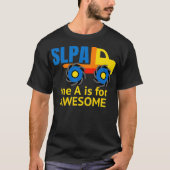 SLP, SpeechLanguagePathologist, SpeechTherapist, S Tシャツ (正面)