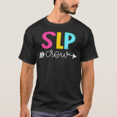 SLP, SpeechLanguagePathologist, SpeechTherapist, S Tシャツ (正面)