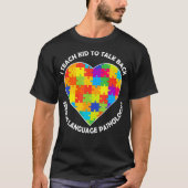 SLP, SpeechLanguagePathologist, SpeechTherapist, S Tシャツ (正面)