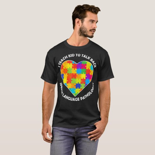 SLP, SpeechLanguagePathologist, SpeechTherapist, S Tシャツ (正面フル)