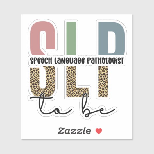 SLP to be -Future Speech language Pathologist gift シール (シート)