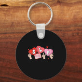 Slp Valentine's Day Speech Language Pathologist St キーホルダー (正面)